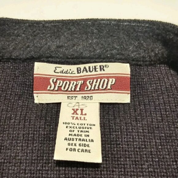 Vintage 90's Eddie Bauer Wool Sweater- Men's XL Tall - Picture 3 of 6